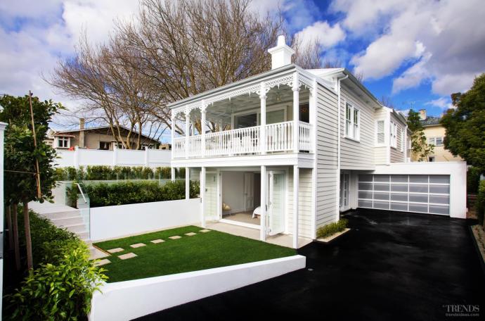 Classic villa exterior meets contemporary interior in this large family home